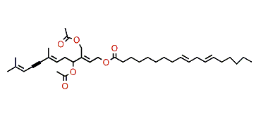 Tetrahydro-2,3-didehydro-1-caulerpenyne (9E,12E)-octadeca-9,12-dienoate